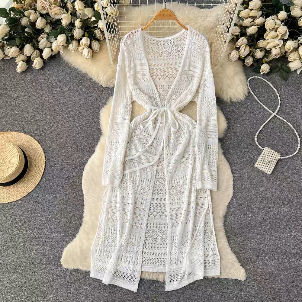 Beach crotchet coverup wrap up KD126 images